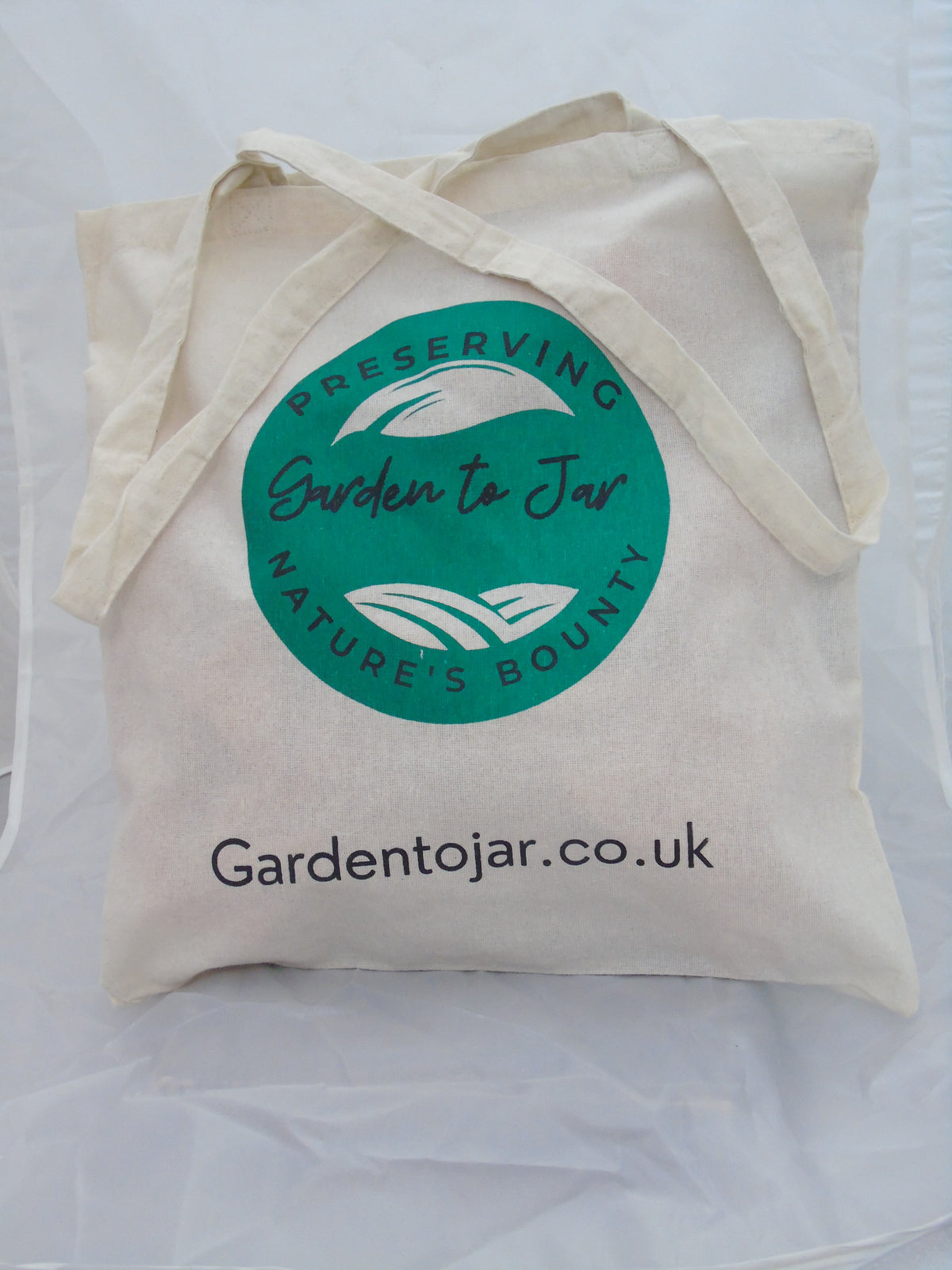 Garden to Jar Natural Cotton Tote Bag