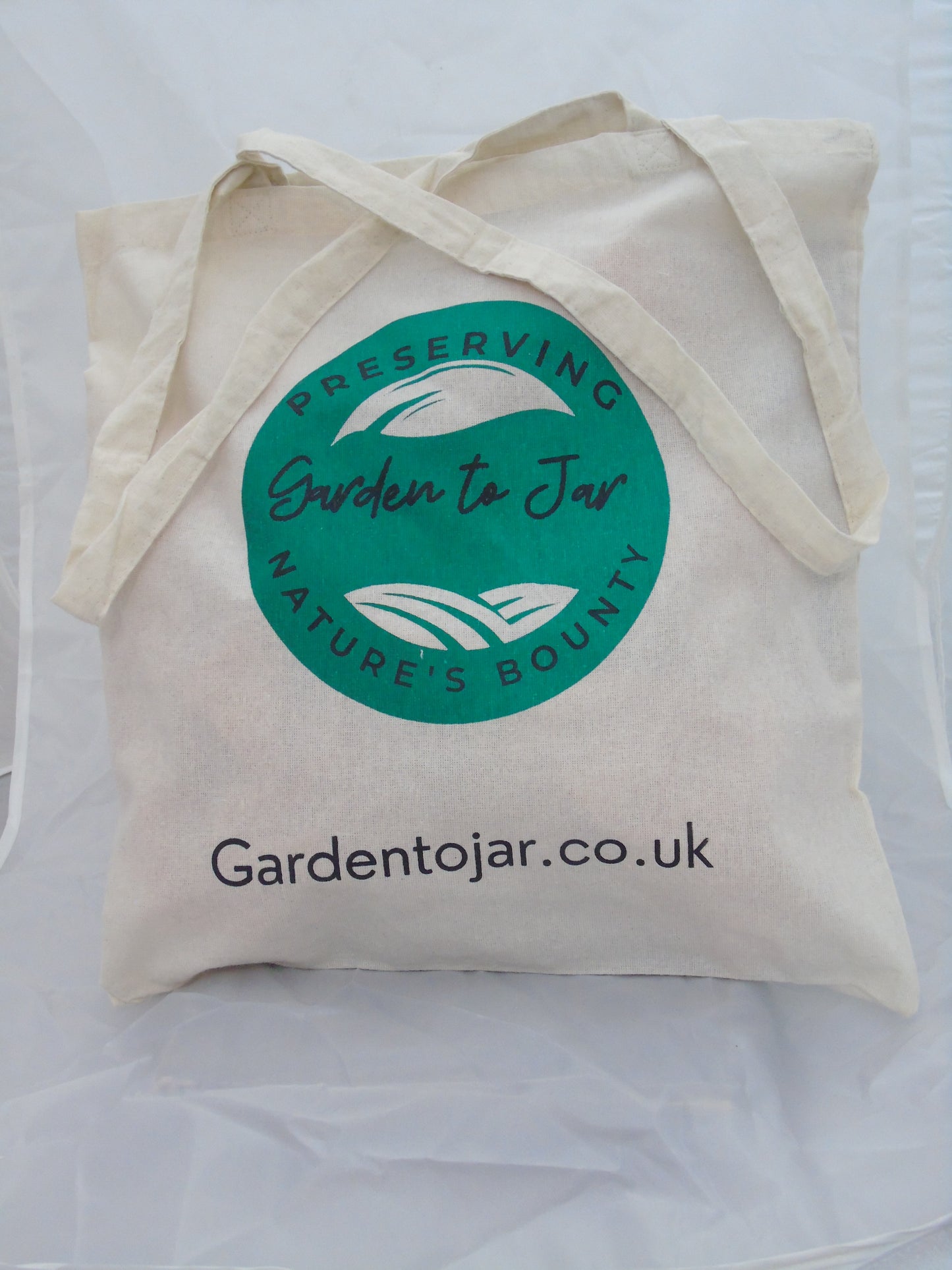 Garden to Jar Natural Cotton Tote Bag