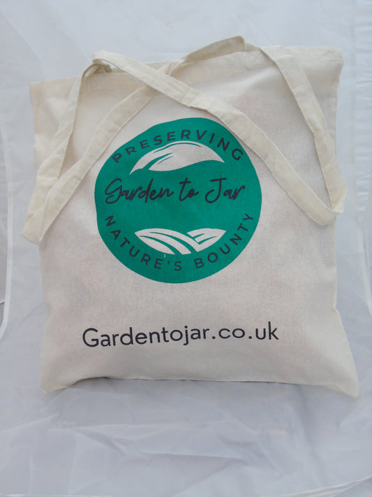 Garden to Jar Natural Cotton Tote Bag